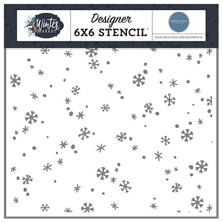 Snow Days 6x6 - Stencil di Carta Bella