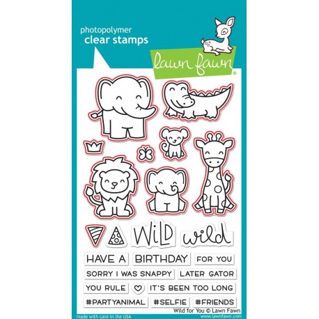 Wild for you - Fustelle Lawn Fawn