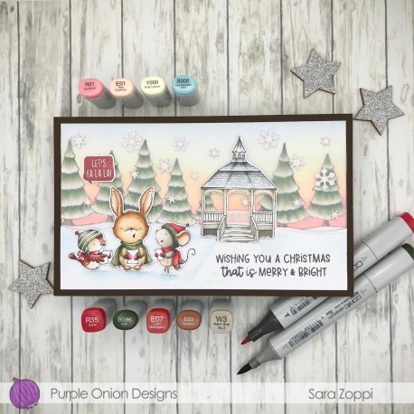 Sweet Snow Friends  - Timbro di Stacey Yacula Studio