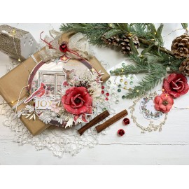 Corso online di cardmaking "Romantic Christmas card"