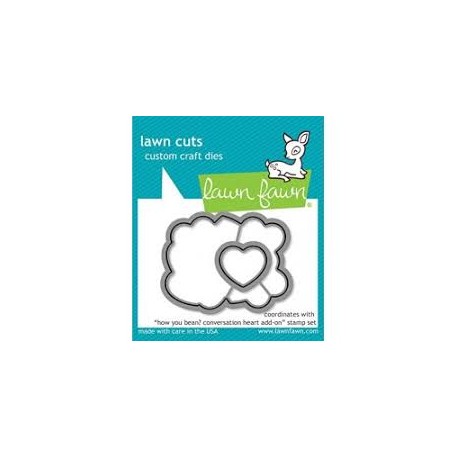 How you bean? heart add-on - Fustella Lawn Fawn