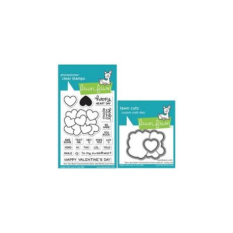 How you bean? heart add-on - Fustella Lawn Fawn