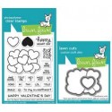 How you bean? heart add-on - Fustella Lawn Fawn