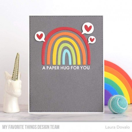 Happy Rainbows Die-namics - Fustella My Favorite Things