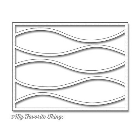 Horizontal Snow Drifts Cover Up Die-namics - Fustella My Favorite Things