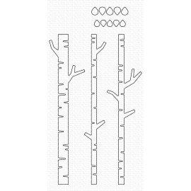 Birch Trees Die-namics - Fustella My Favorite Things