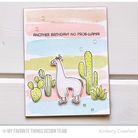 Llama Love  - Fustella My Favorite Things