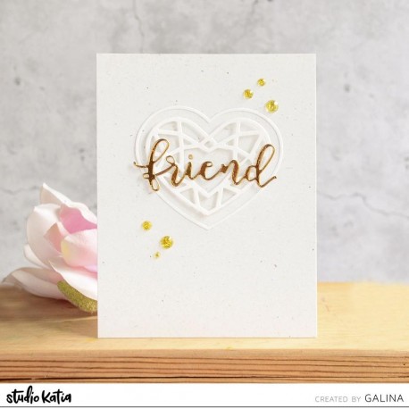 Shaker heart - Fustella di Studio Katia