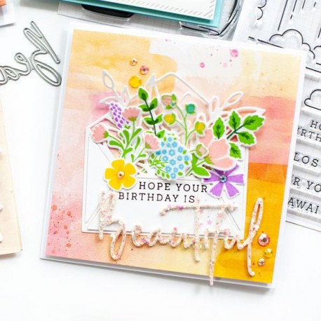 Leafy envelope die - Fustella di Pinkfresh Studio