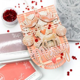 Slim Basic Plaid Layering Stencil set- stencil di Pinkfresh Studio 2