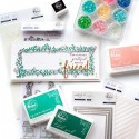 Incredibly Grateful coordinating stencil set - stencil di Pinkfresh Studio