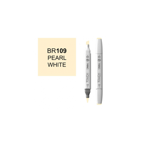 Marker Touch Twin Brush -  Pearl white BR109