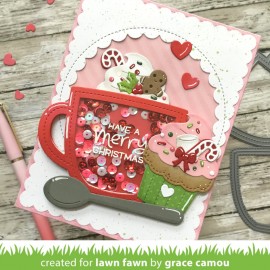 Stitched mug frame - Fustella Lawn Fawn 2