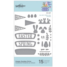 Hoppy Sunday Drive - Fustella di Spellbinders
