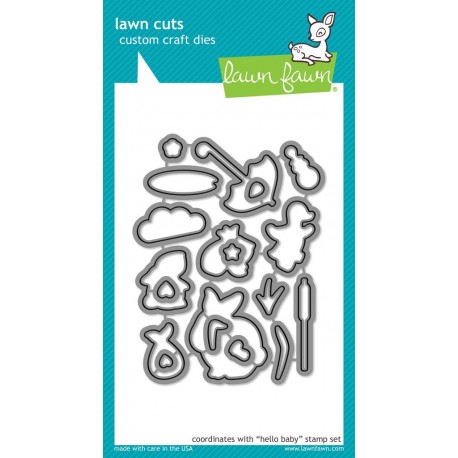 Hello Baby  - Fustelle Lawn Fawn