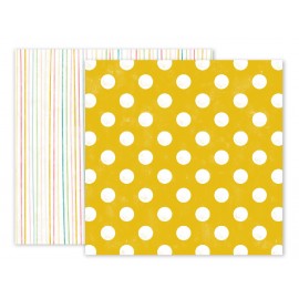 Carta per Scrapbooking do Pink Paislee  - "C'est La Vie"