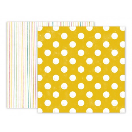 Carta per Scrapbooking do Pink Paislee  - "C'est La Vie"