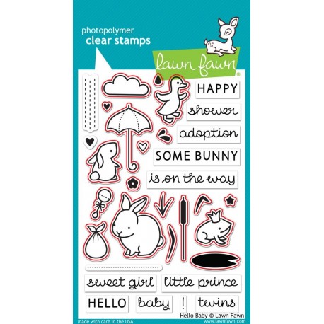Hello Baby  - Fustelle Lawn Fawn