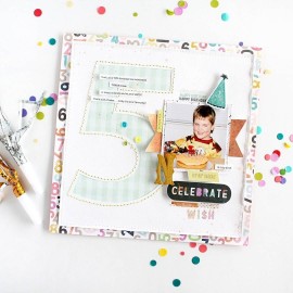Carta per Scrapbooking do Pink Paislee  - "Birthday bash 10" 2