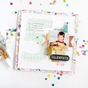 Carta per Scrapbooking do Pink Paislee  - "Birthday bash 10"