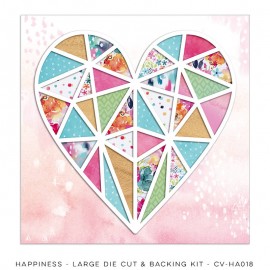 Carta di Cocoa Vanilla Studio - "Happiness" Large die cut 2