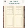Light chipboard  P13 - Album base door