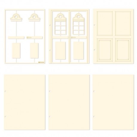 Light chipboard  P13 - Album base door