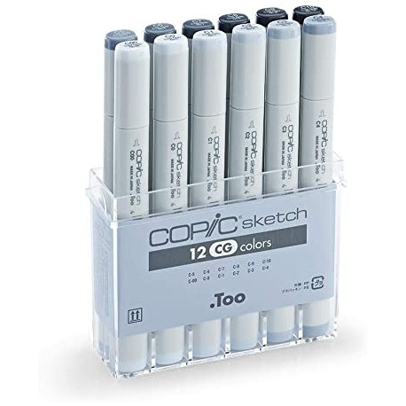 Marker Copic sketch - 12 CG Colors