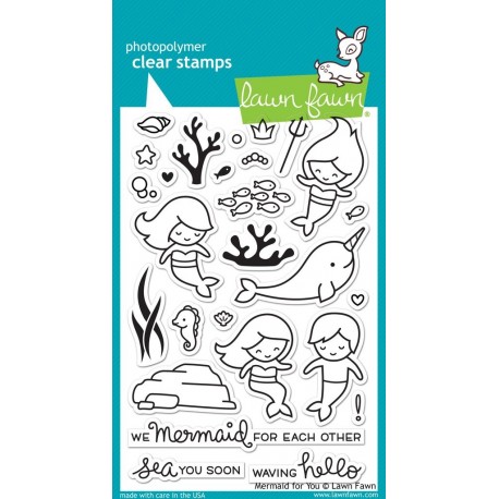 Mermaid For You - Timbro Lawn Fawn