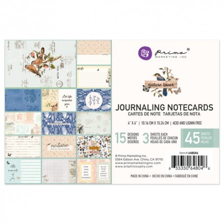 Blocco di carte per Scrapbooking - Nature Lover  4x6"  Journaling Cards