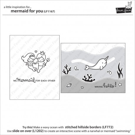 Mermaid For You - Timbro Lawn Fawn