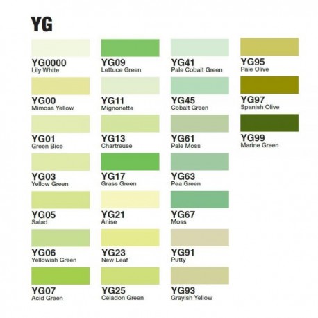 Marker Copic sketch - YG0000