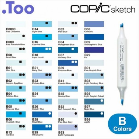 Marker Copic sketch - B0000