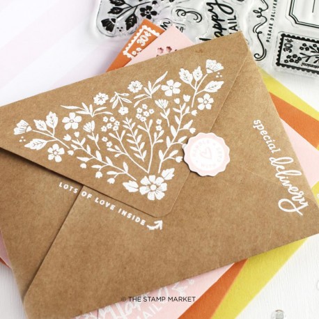Envelope Accents Stamp - Timbro di The Stamp Market