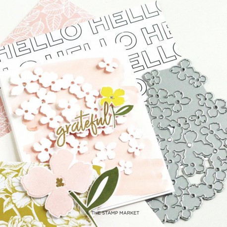 Ready to Bloom Card cover die - Fustella di The Stamp Market