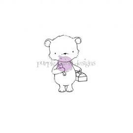 Milton (Bear with Tools) - Timbro di Stacey Yacula Studio