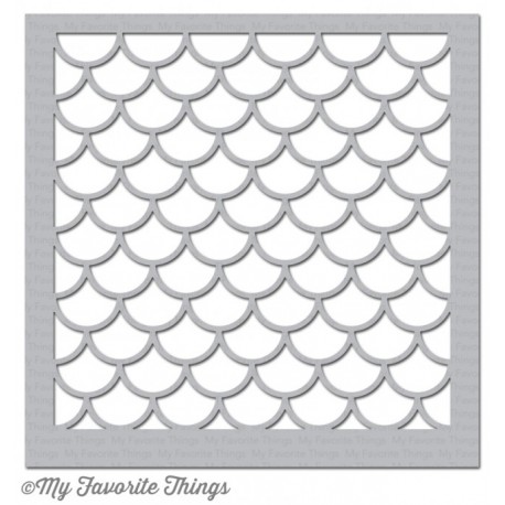 Stencil di  MFT  - " Cascading scallop"