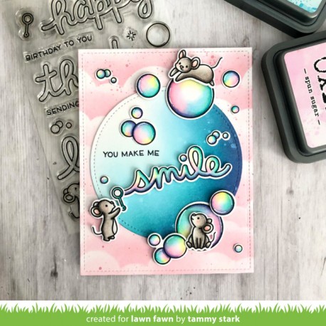 Stencil di  Lawn Fawn - Big Bubble Stencil