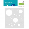Stencil di  Lawn Fawn - Big Bubble Stencil