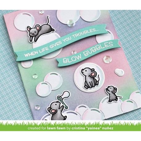 Bubbles of Joy - Timbro Lawn Fawn