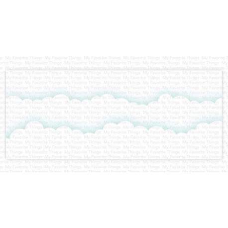 Stencil di  MFT  - Slimline Cloud Edges Stencil