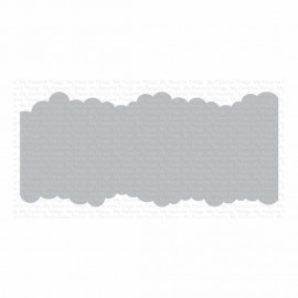 Stencil di  MFT  - Slimline Cloud Edges Stencil