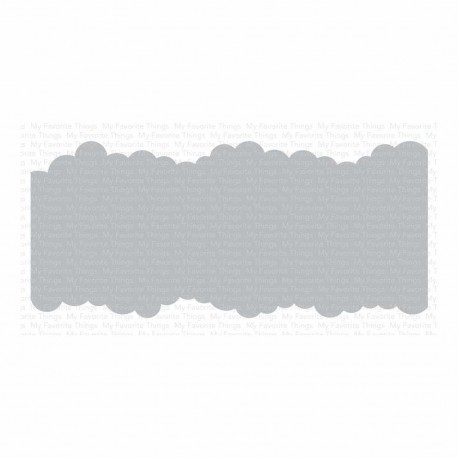 Stencil di  MFT  - Slimline Cloud Edges Stencil
