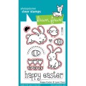 Happy easter - Fustelle Lawn Fawn