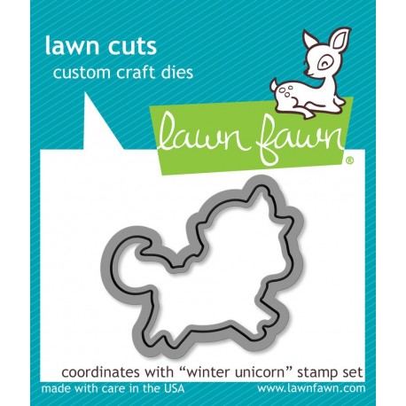 Winter unicorn - Fustelle Lawn Fawn