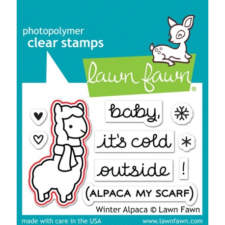 Winter alpaca - Fustelle Lawn Fawn
