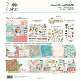 Collector's essential kit "Simple vintage coastal" - di Simple stories