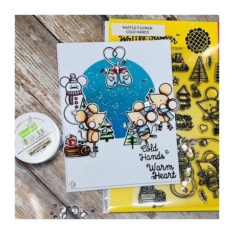 Cold hands Stamp Set - Timbro di Waffle Flower