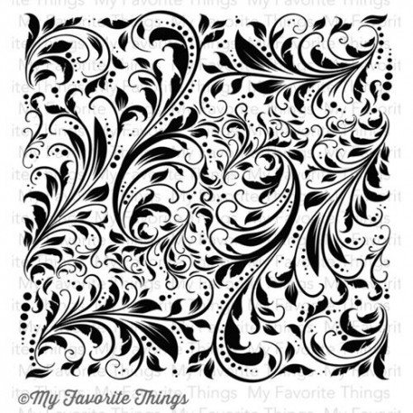Garden flourish Background - Timbro di My Favorite Things