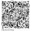 Garden flourish Background - Timbro di My Favorite Things